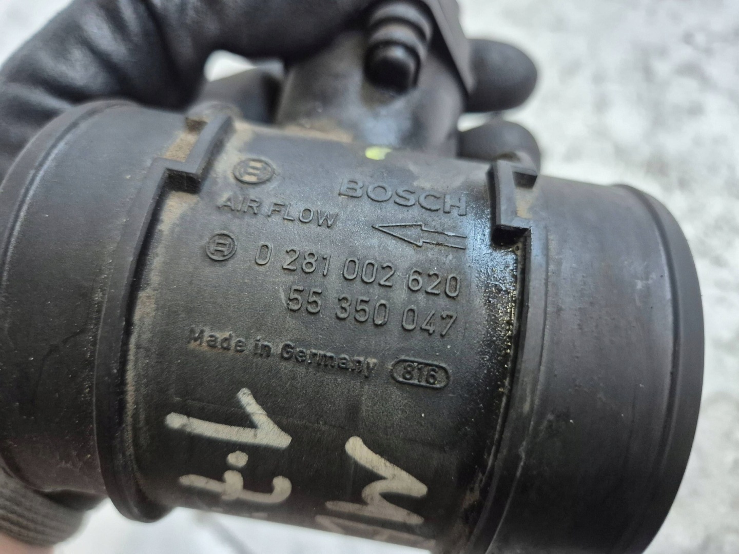 flow meter 0281002620 / 55350047 Opel Meriva A 1.7 CDTI 04