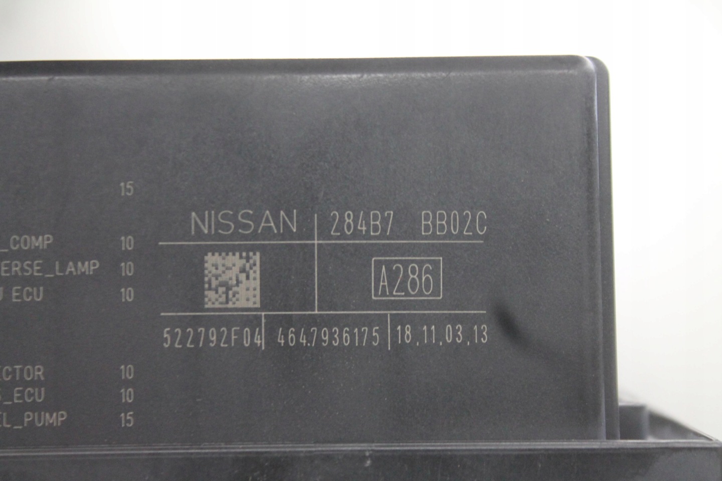 module control unit BSI 284B7BB02C QASHQAI J10 LIFT 1.6 DCI 09-13