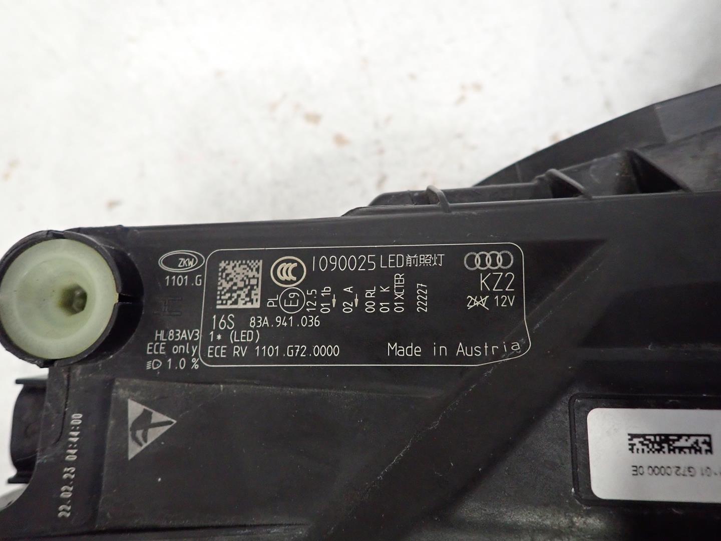 light front front right AUDI Q3 II 2018- FULL LED MATRIX 2018- 83A941036