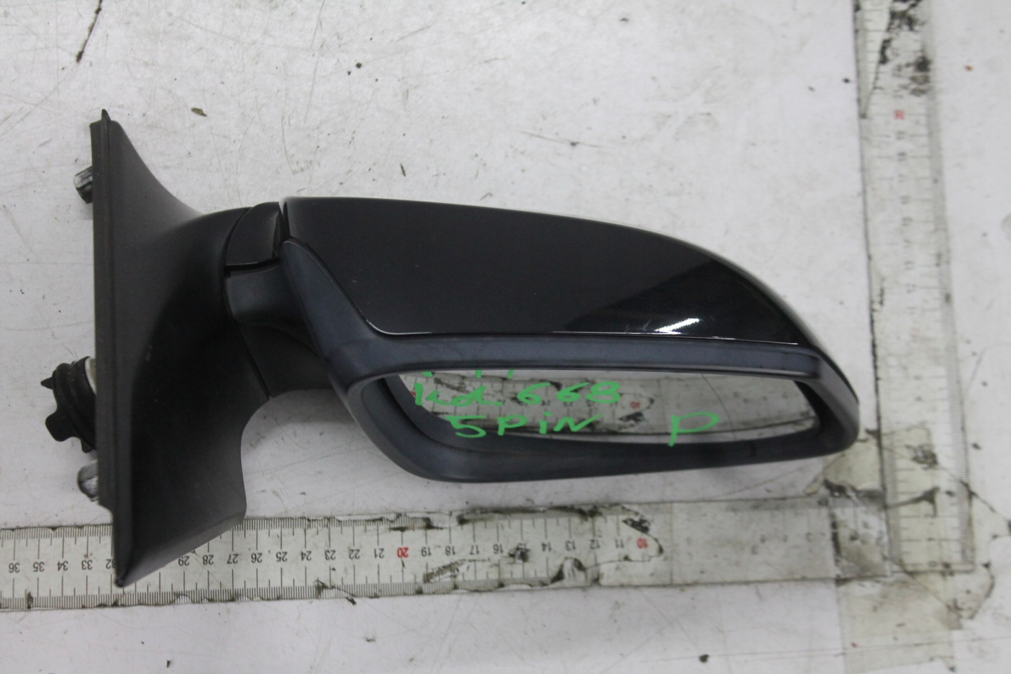 mirror right 5PIN BMW 5 F10 SCHWARZ 2 10-17 UK