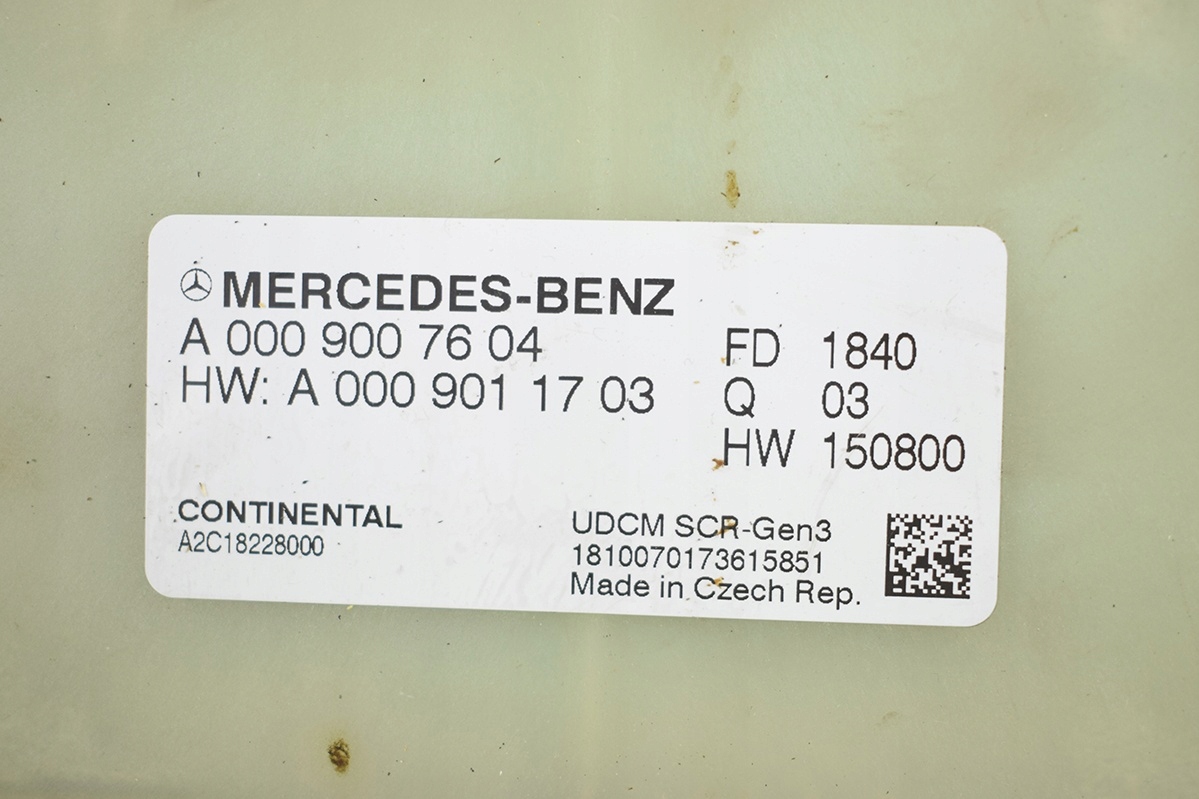modul Bedienteil Gase MERCEDES A0009007604