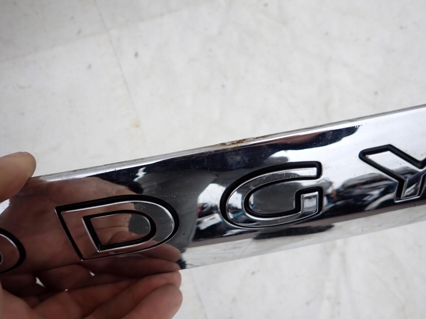 DACIA LODGY 12-17 cap bonnet moulding rear part