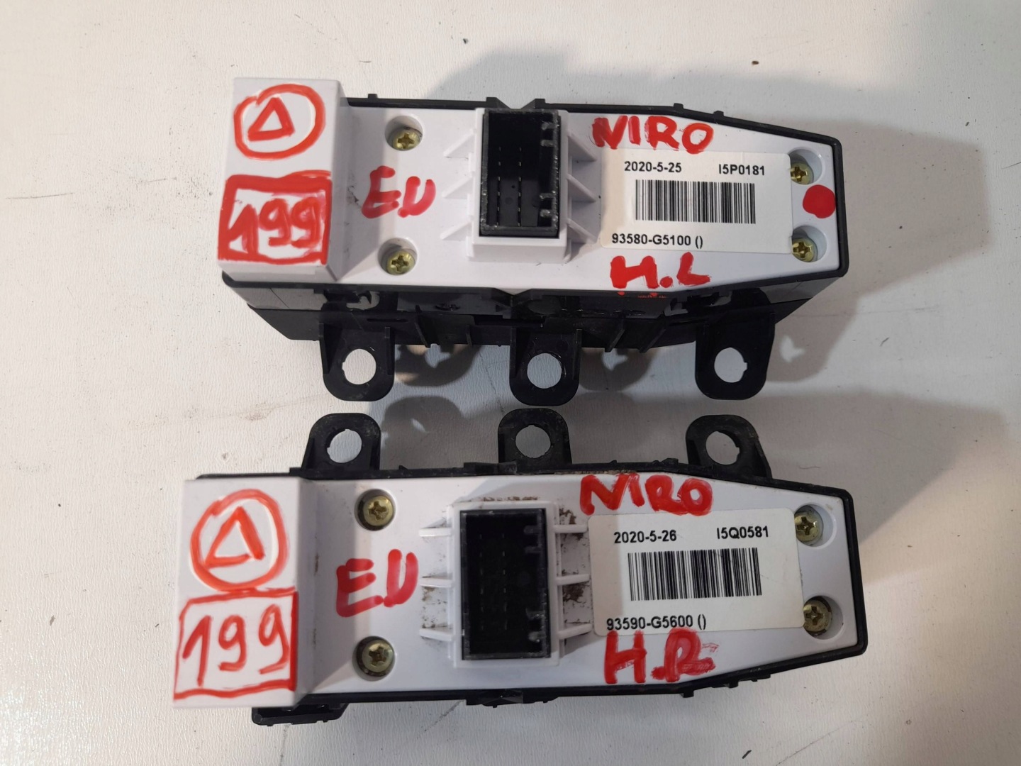 KIA Niro Commandes Contrôle Vitre 93580G5100 (199)