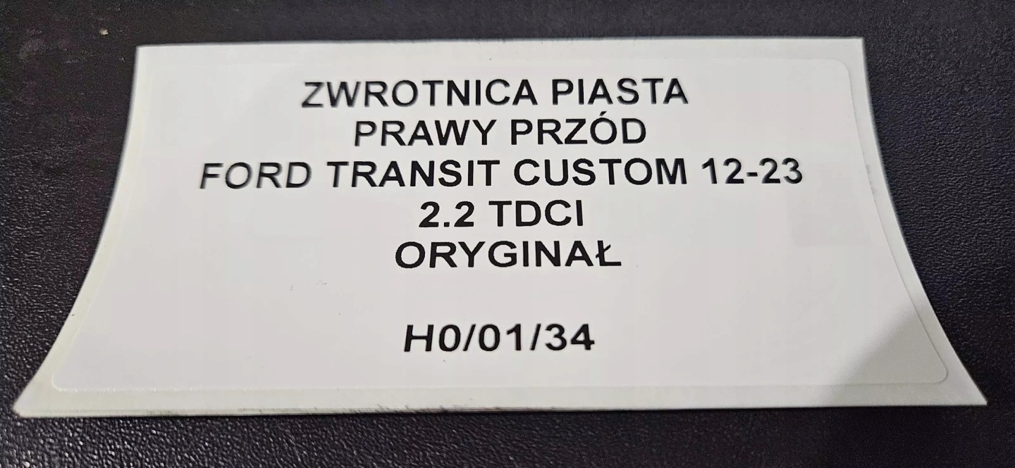 otoč čepu pravý předek FORD TRANSIT 12- 2.2