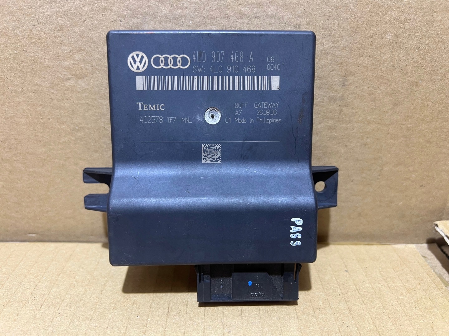 AUDI Q7 4L modul riadiaca jednotka GATEWAY 4L0907468A
