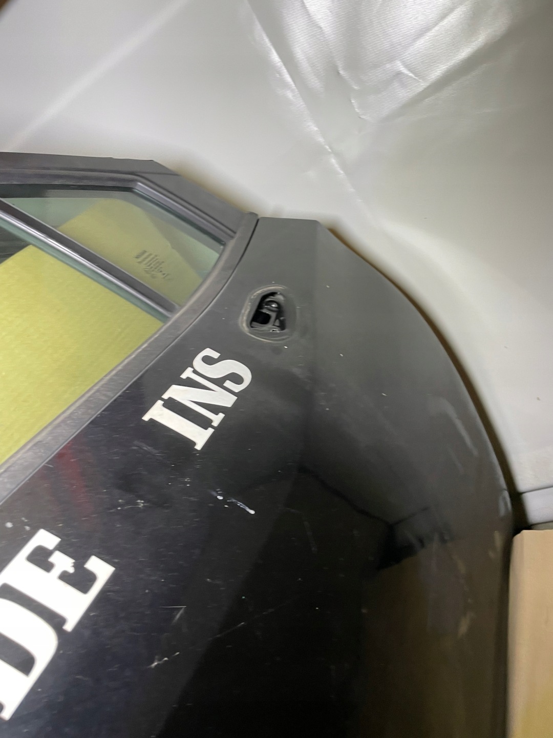 NISSAN MICRA K14 DOOR FRONT RIGHT FRONT BLACK,