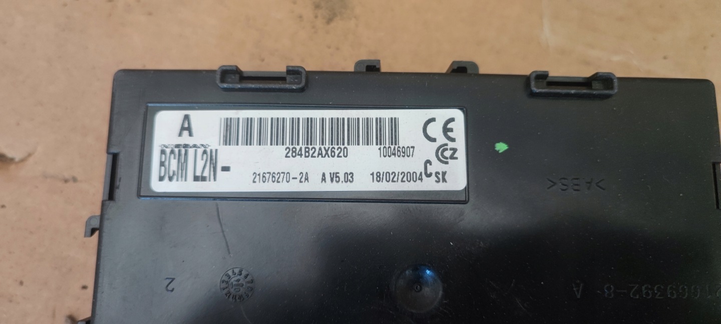 NISSAN MICRA K12 module BCM 284B2AX620