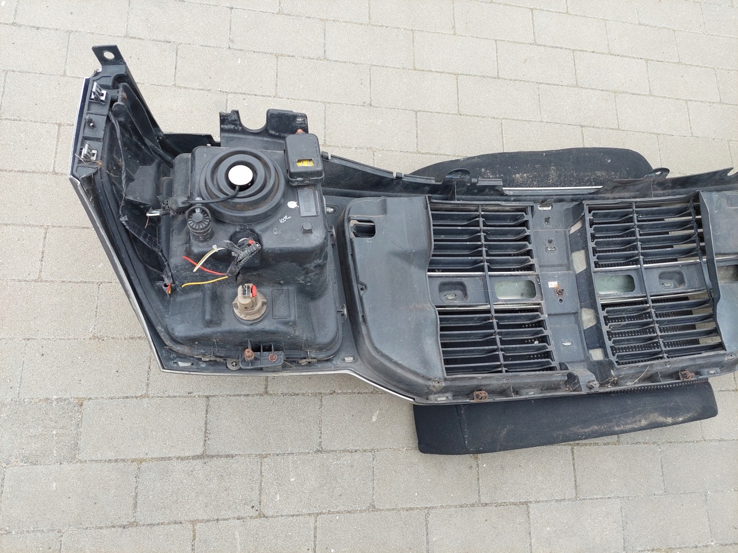 grill grille CHROM lights front DODGE NITRO