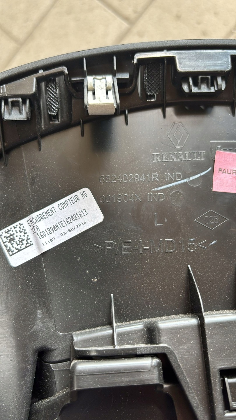 cover instrument panel frame RENAULT SCENIC IV 682402941R