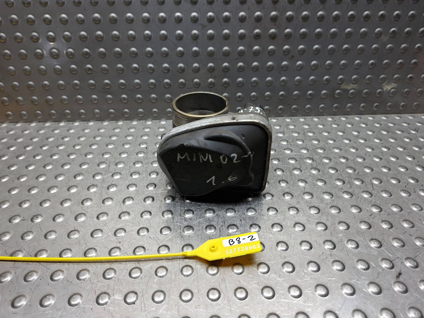 Vanne boitier papillon MINI COOPER R50 R53 02- 1.6 B 7509043-02