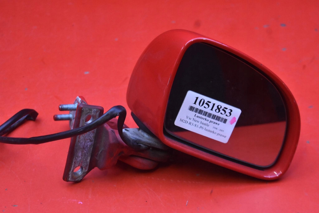 mirror right red EU 010544 VW NEW BEETLE 98-05 5 PIN