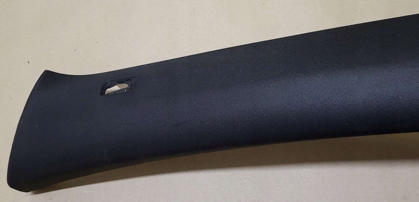 cover side SLUPKA A left front cap VOLVO XC60 II black OE EU