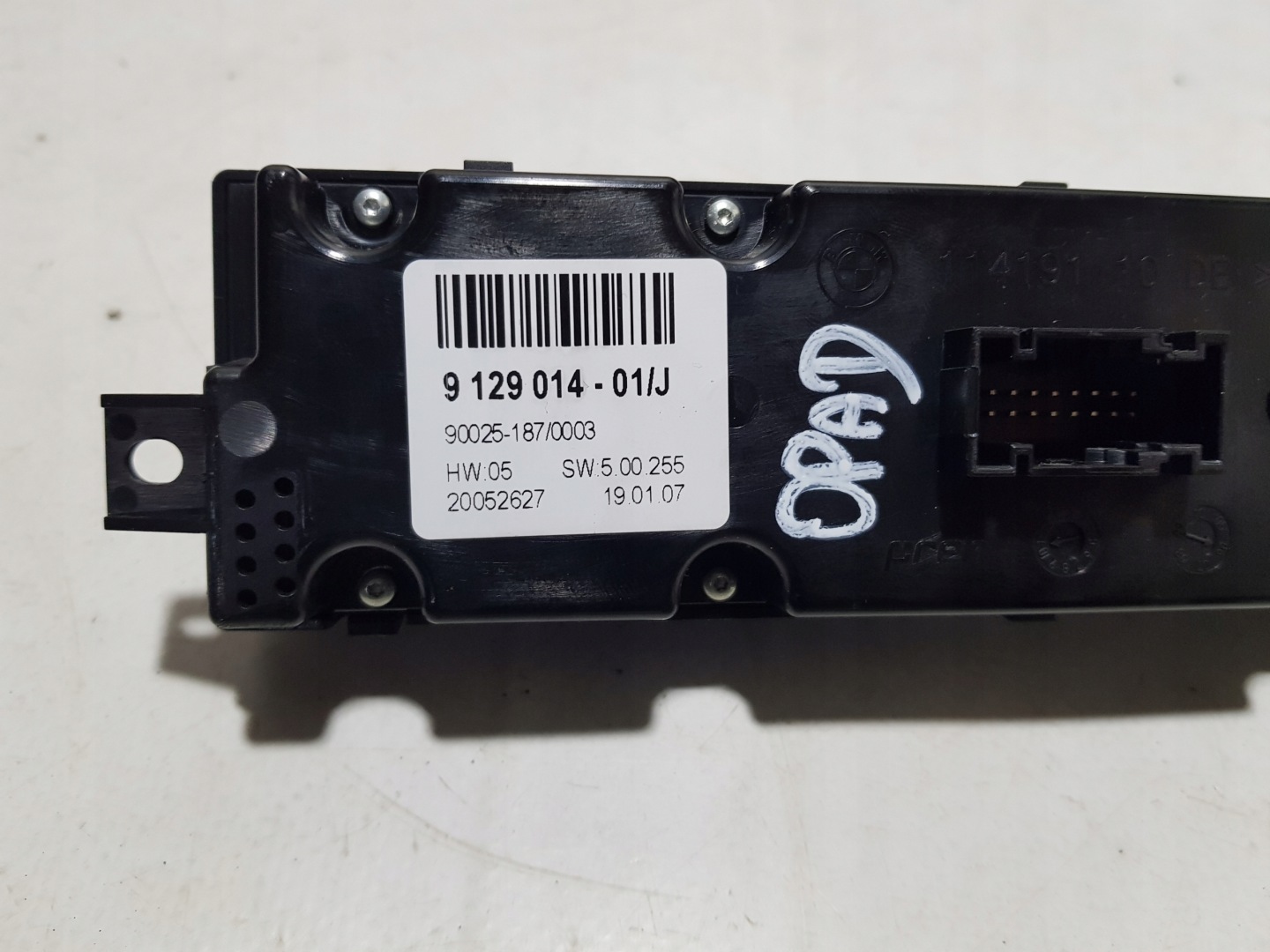 BMW X5 X6 E70 E71 vezérlö panel KLIMY a klímának 9129014