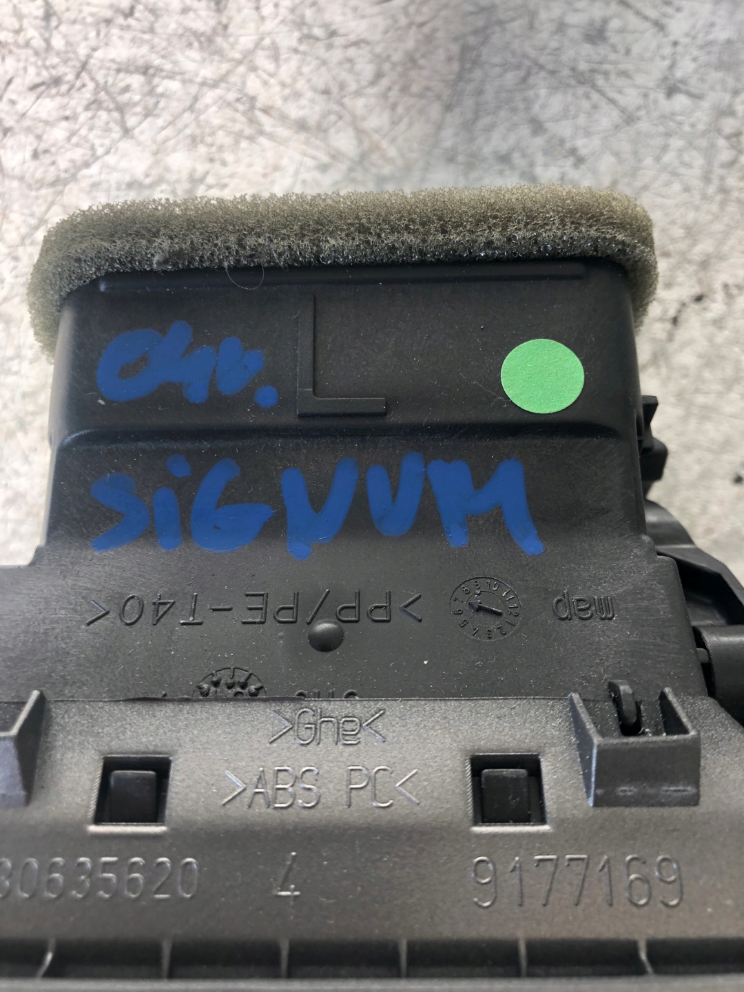 grid air conditioning devices left OPEL SIGNUM 9177169