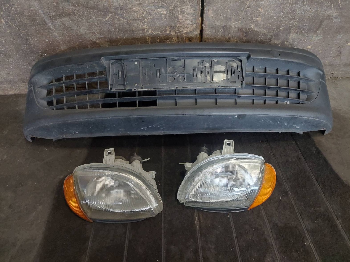 bumper front + light left right front FIAT SEICENTO 900