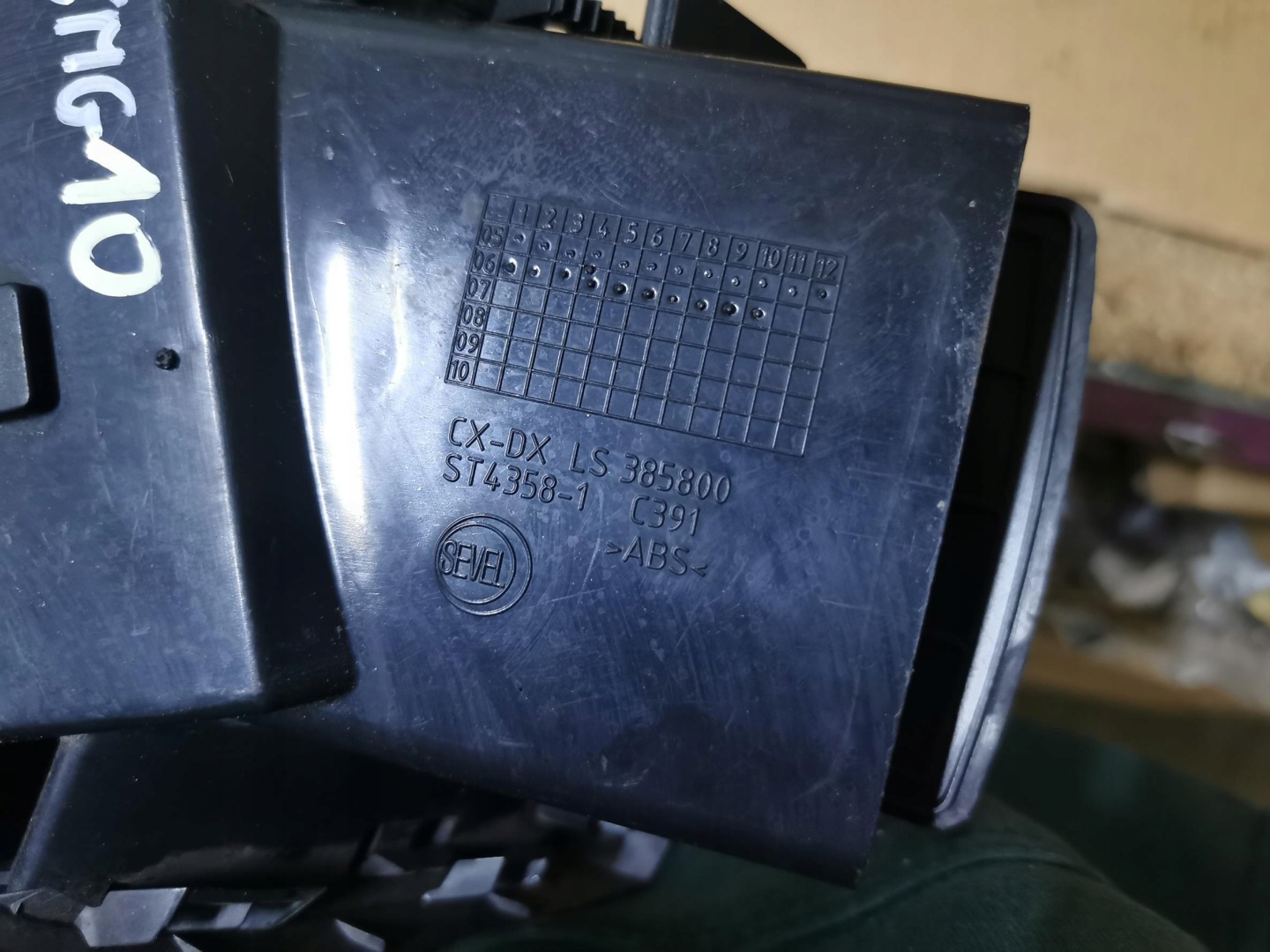 grid air conditioning devices right FIAT DUCATO III LS385800