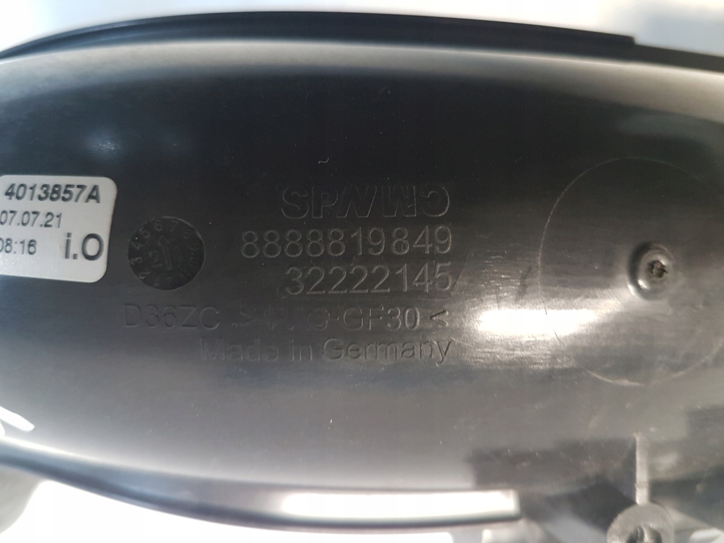 VOLVO XC40 T3 wiring pipe air 32222145
