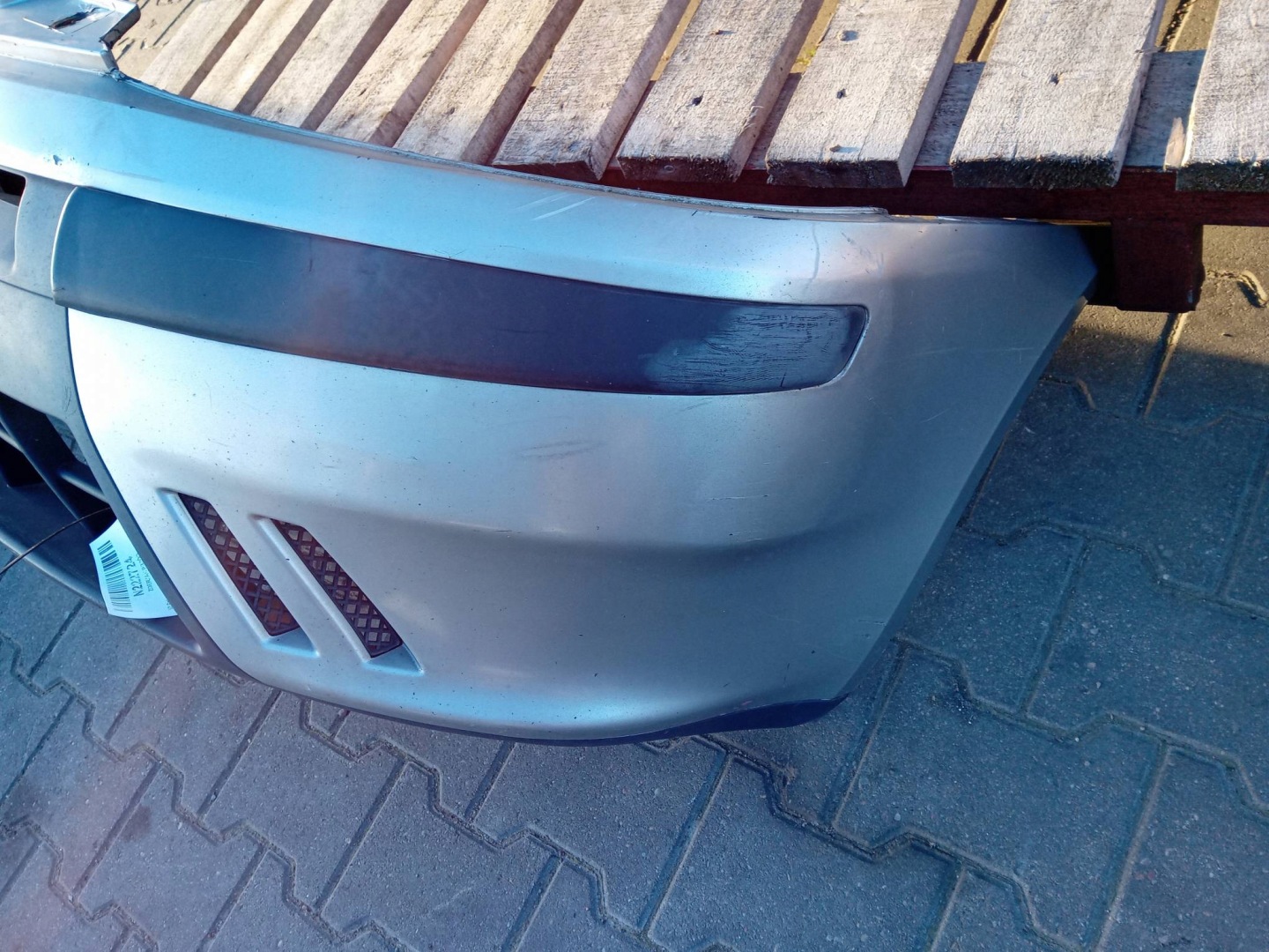 bumper front SREBRNY FIAT PUNTO II