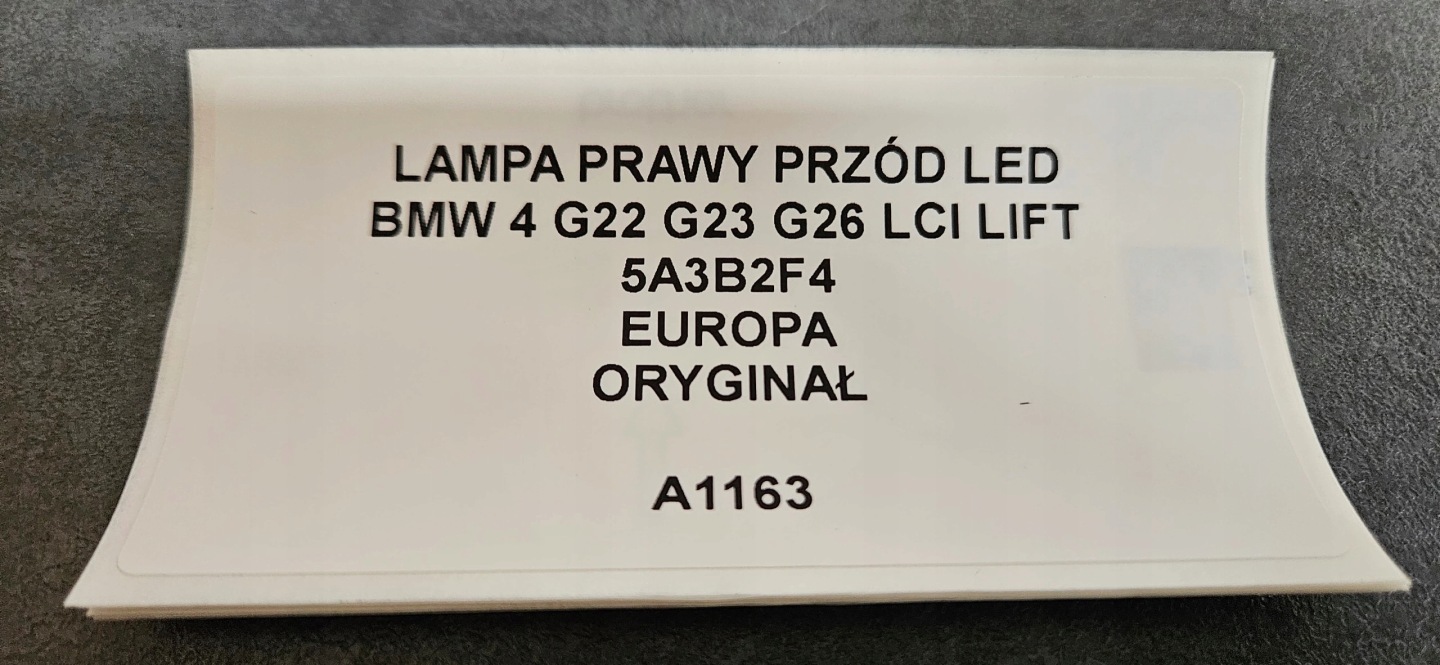 light right front LED BMW 4 G22 G23 G26 LCI LIFT original 5A3B2F4