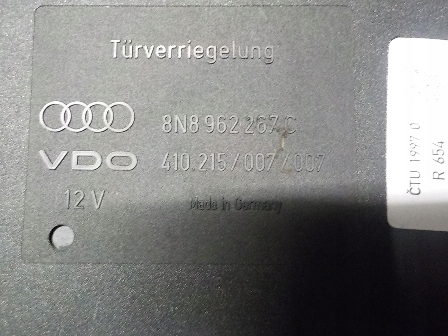 AUDI TT et 8N Unité commande confort 8N8962267C VDO