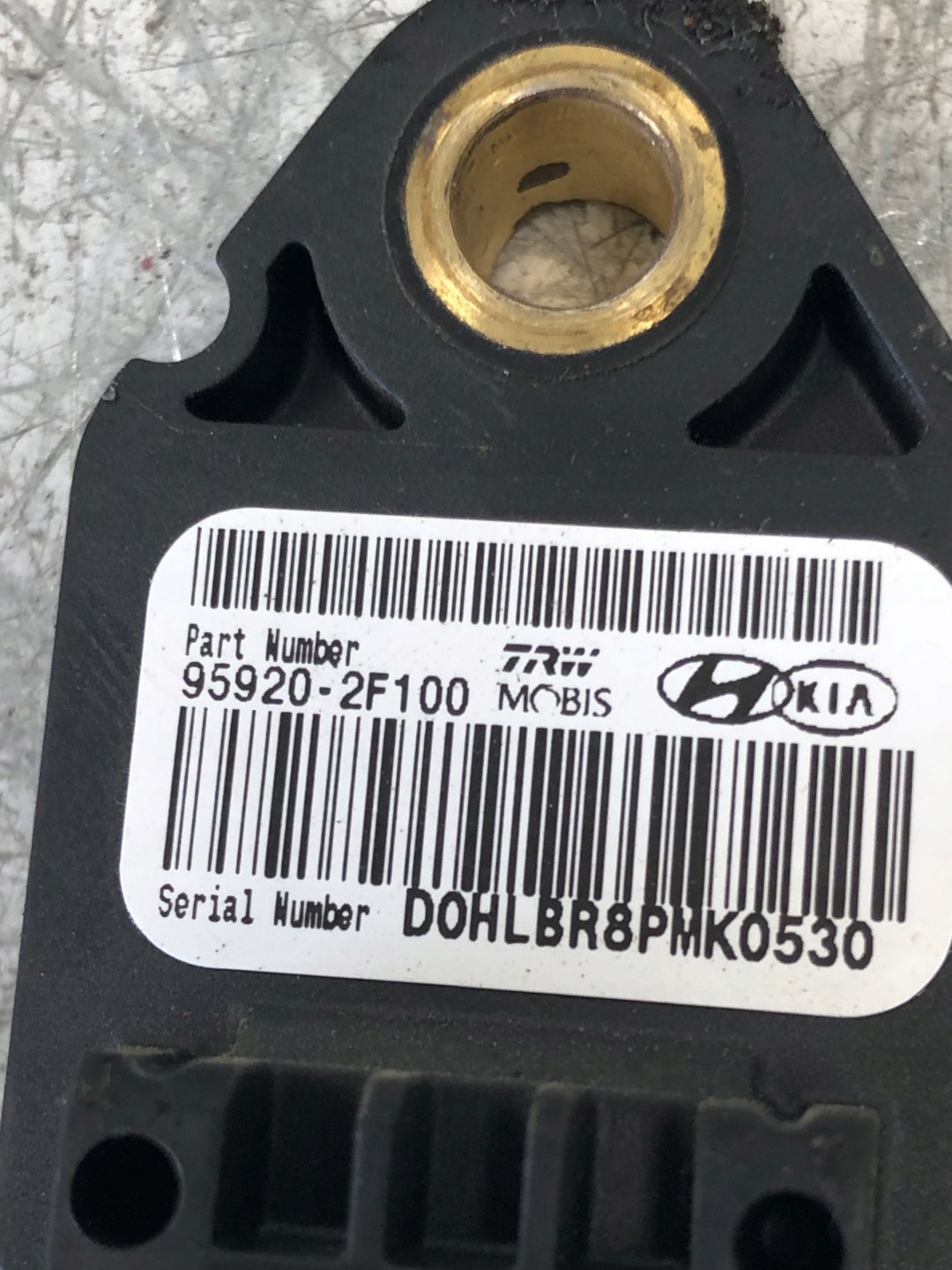 impact sensor KIA CERATO 95920-2F100