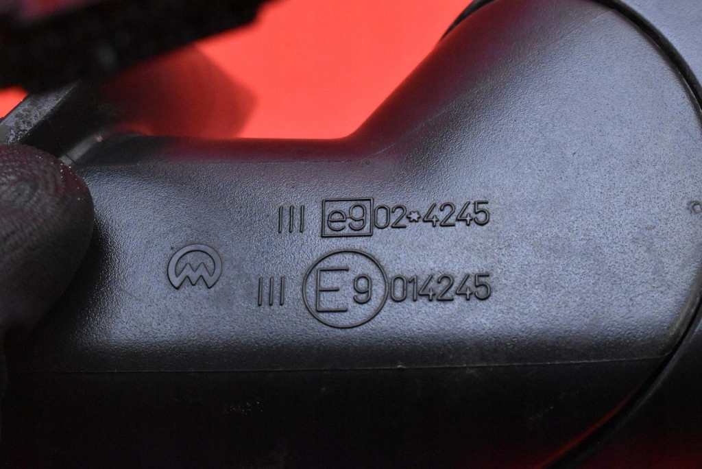 mirror right blue EU 014245 SKODA OCTAVIA 2 II 04-08 8 PIN