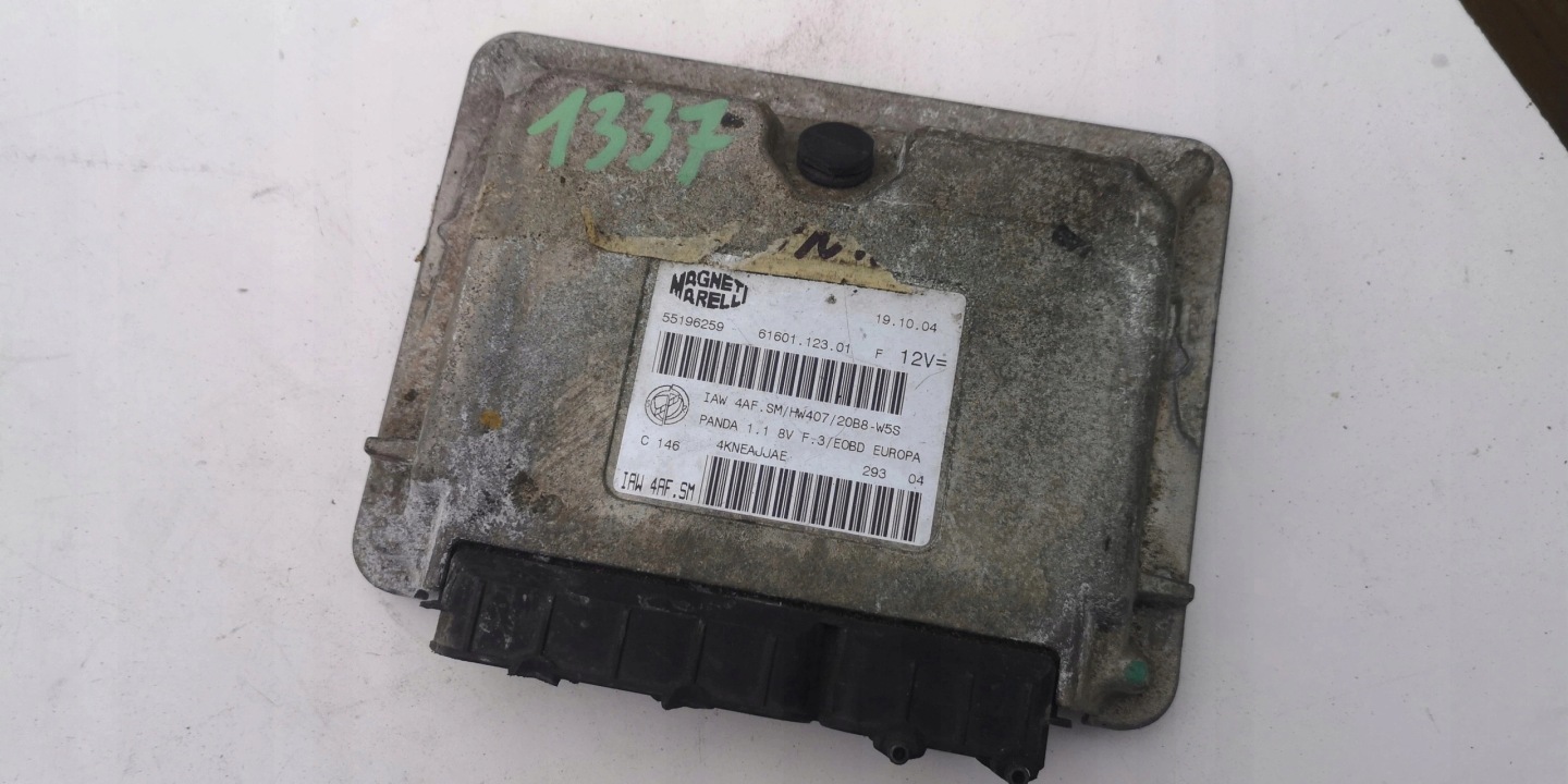 FIAT PANDA 1.1B 55196259 61601.123.01 Computer ECU