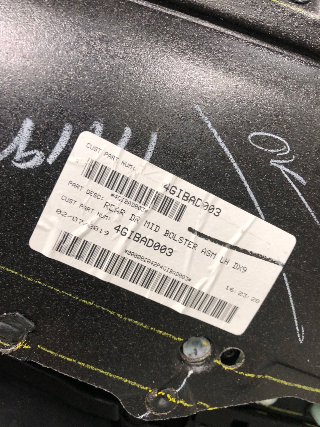 side door left rear part leather JEEP COMPASS II 4GIBAD003
