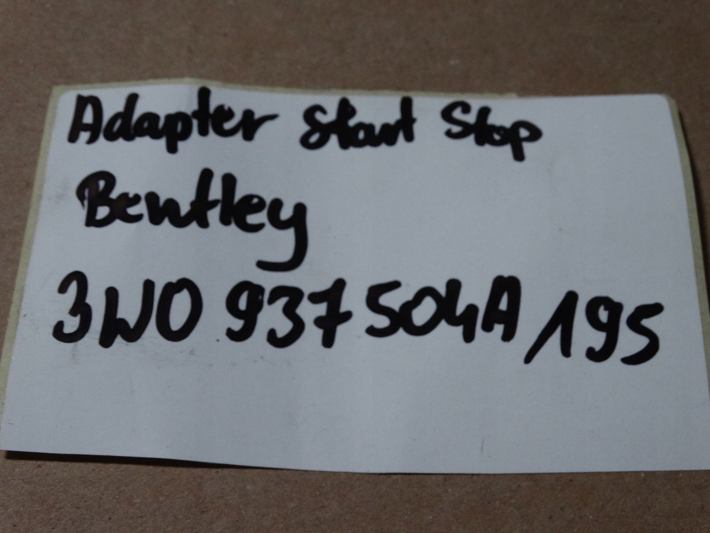 IDEALNY ADAPTER START STOP BENTLEY 1