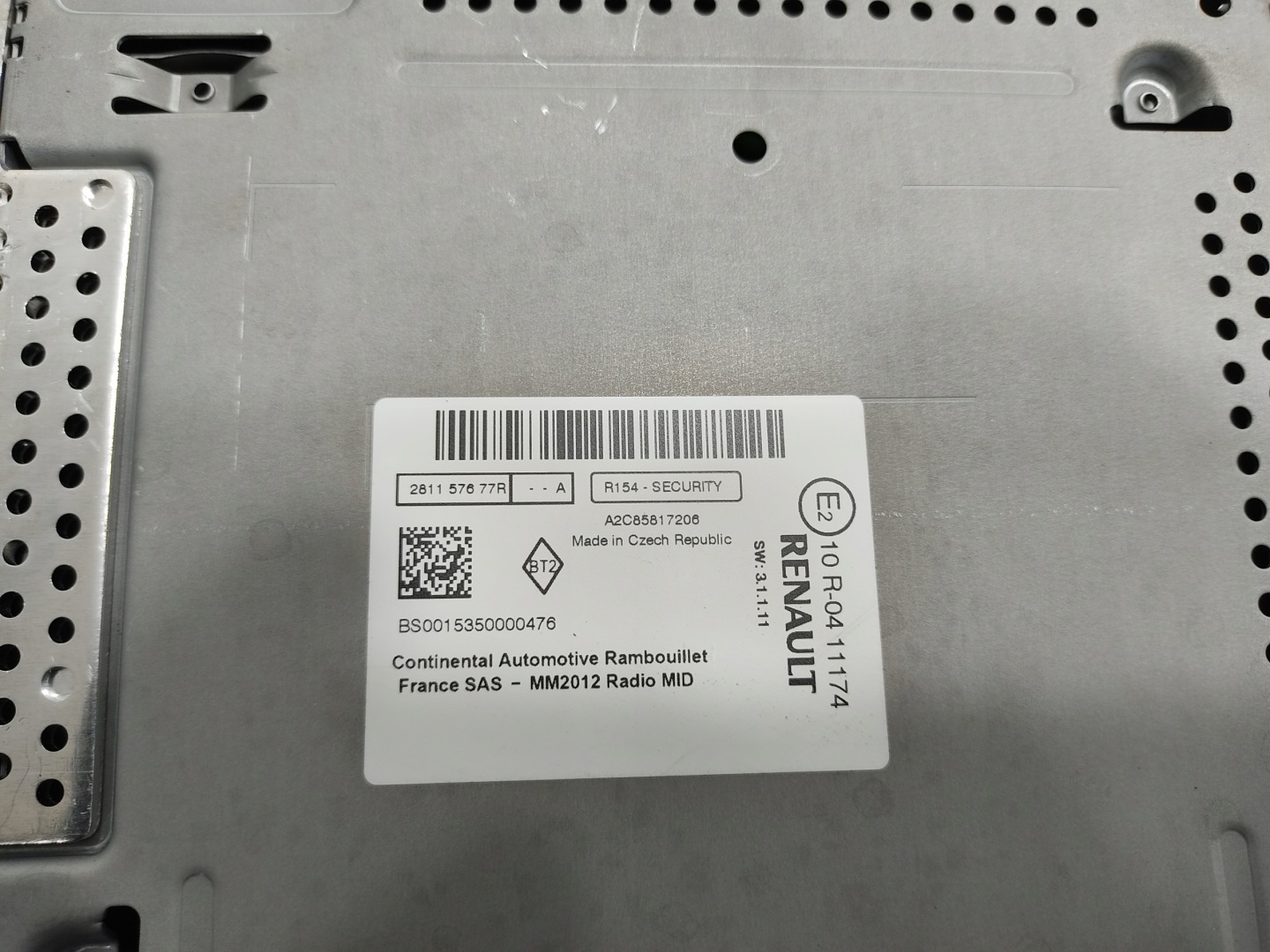 module navigation devices RENAULT TRAFIC III OPEL VIVARO B TALENTO 281157677R 2015-19