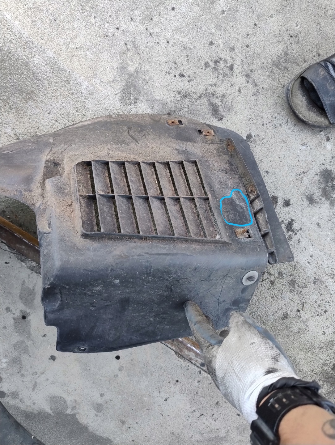 mudguard left left front front AUDI TT 8N 98-05 8N0821171B