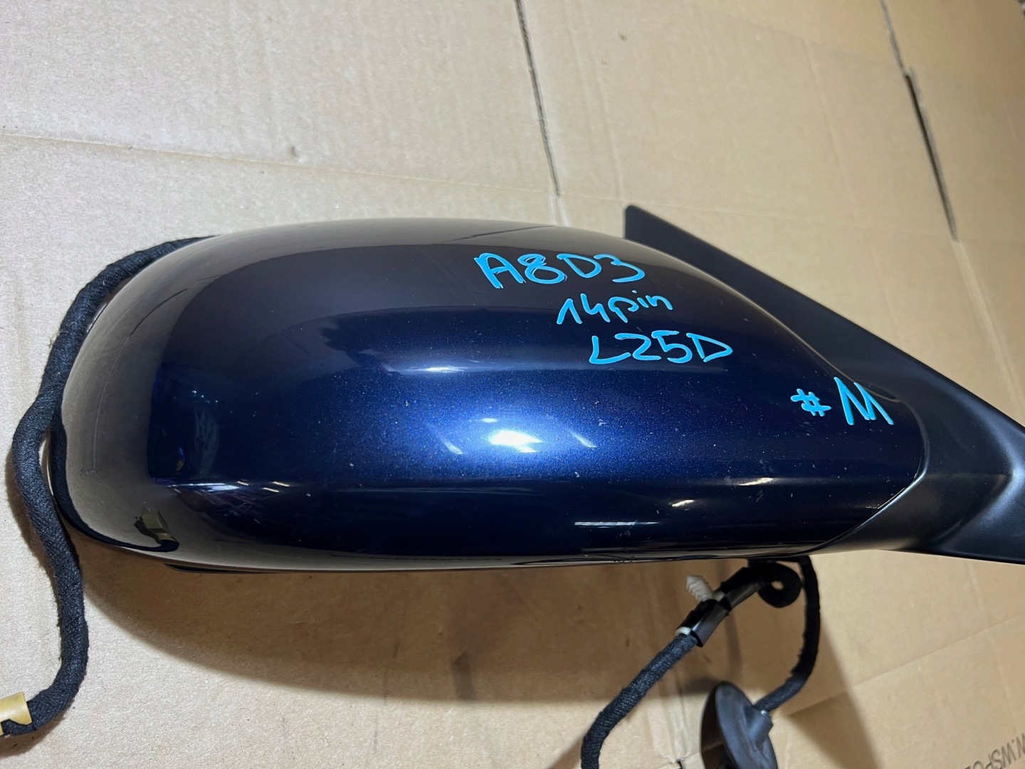 AUDI A8 D3 mirror right 14PIN LZ5D FOTOCHROM
