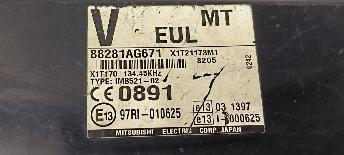 Unité commande confort 88281AG671 SUBARU FORESTER