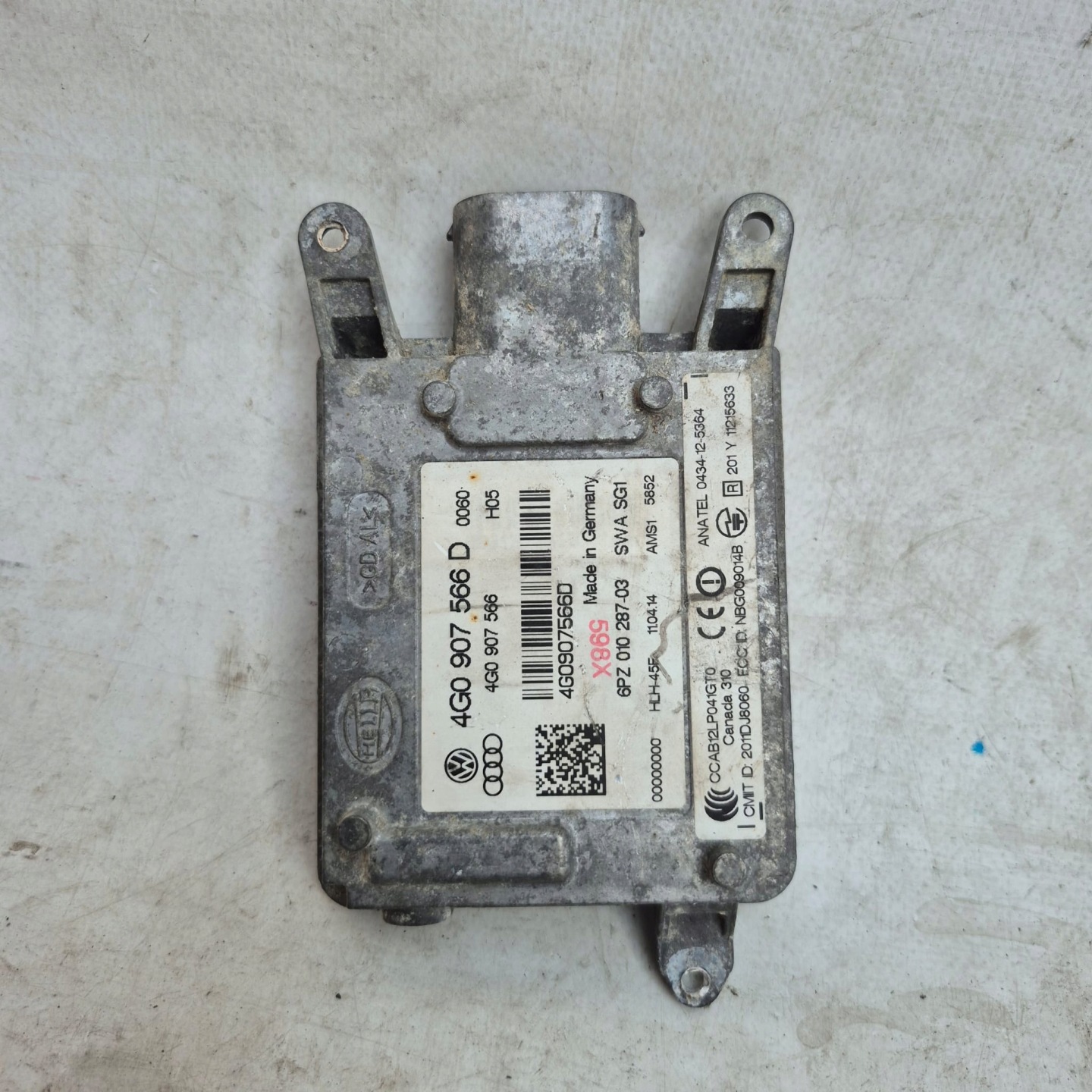 AUDI A6 C7 4G0 10- RADAR ASYSTENT changes supports RUCHU 4G0907566D