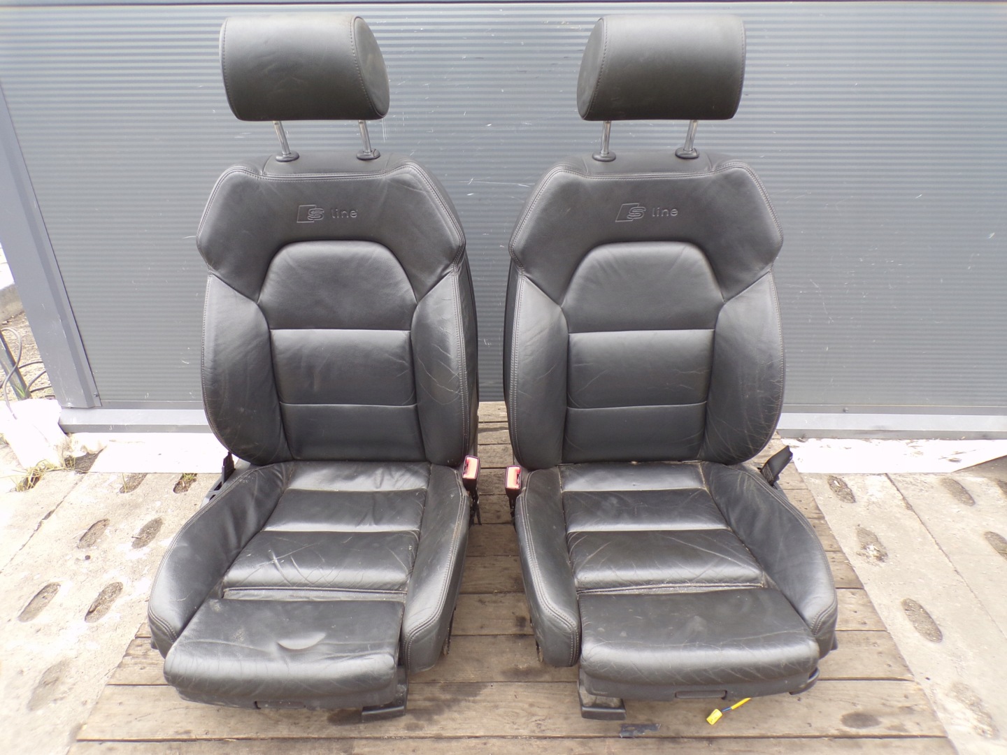 seats left right AUDI A4 B6 electrics leather S-LINE SLINE