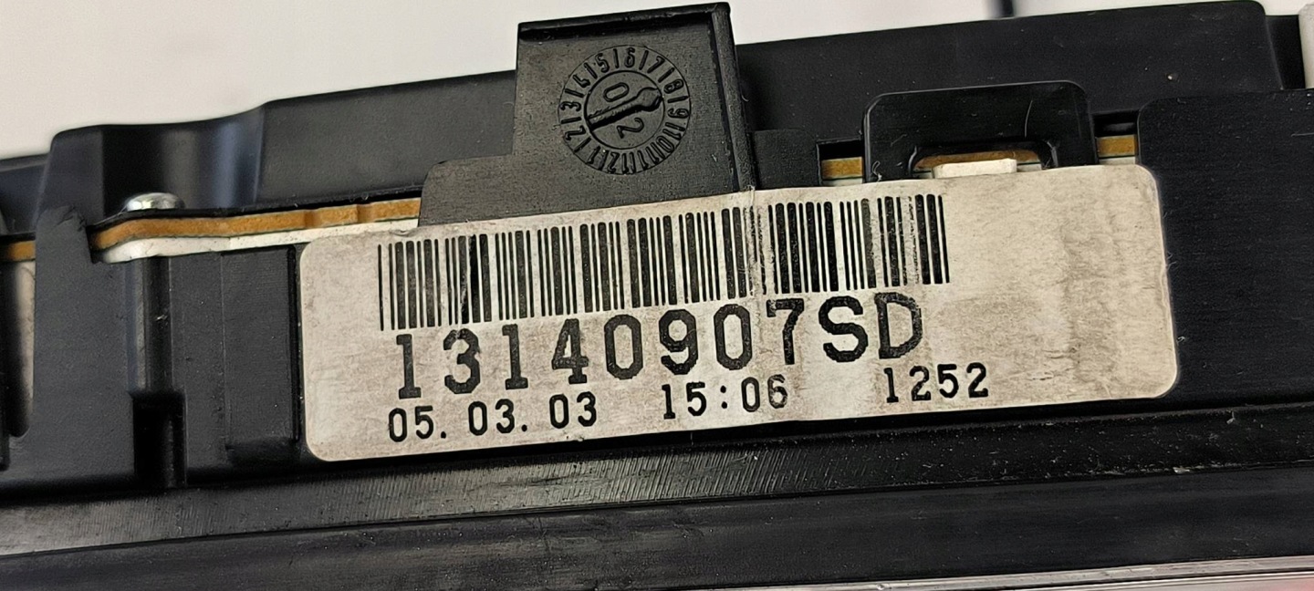 dials clock 13140907SD OPEL VECTRA C