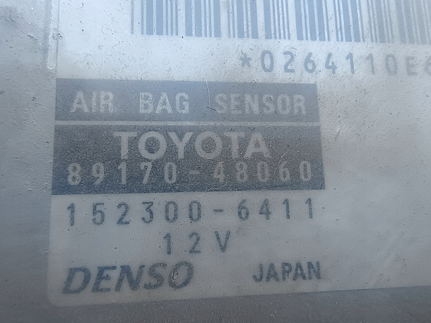 SENSOR centralina airbag 89170-48060 LEXUS RX L1