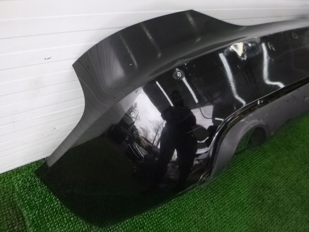 AUDI A6 C6 4F sedan bumper rear below PDC rear part LY9B