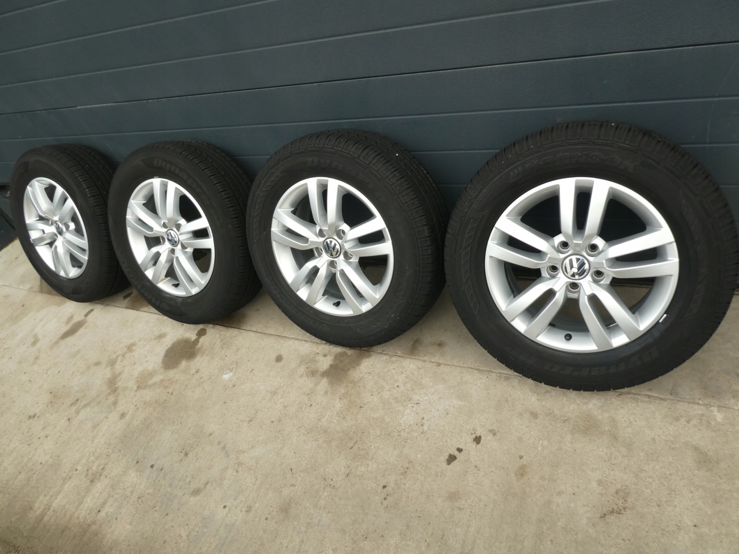 4X wheels discs tyres VW TIGUAN 5N0601025R 2013/2020R