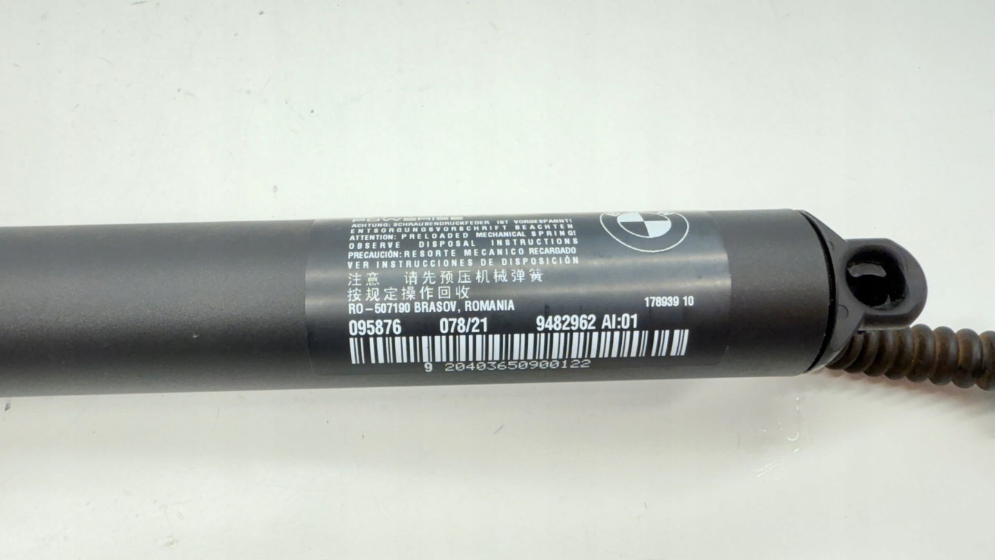 BMW F48 X1 damper bonnet boot rear part 9482962