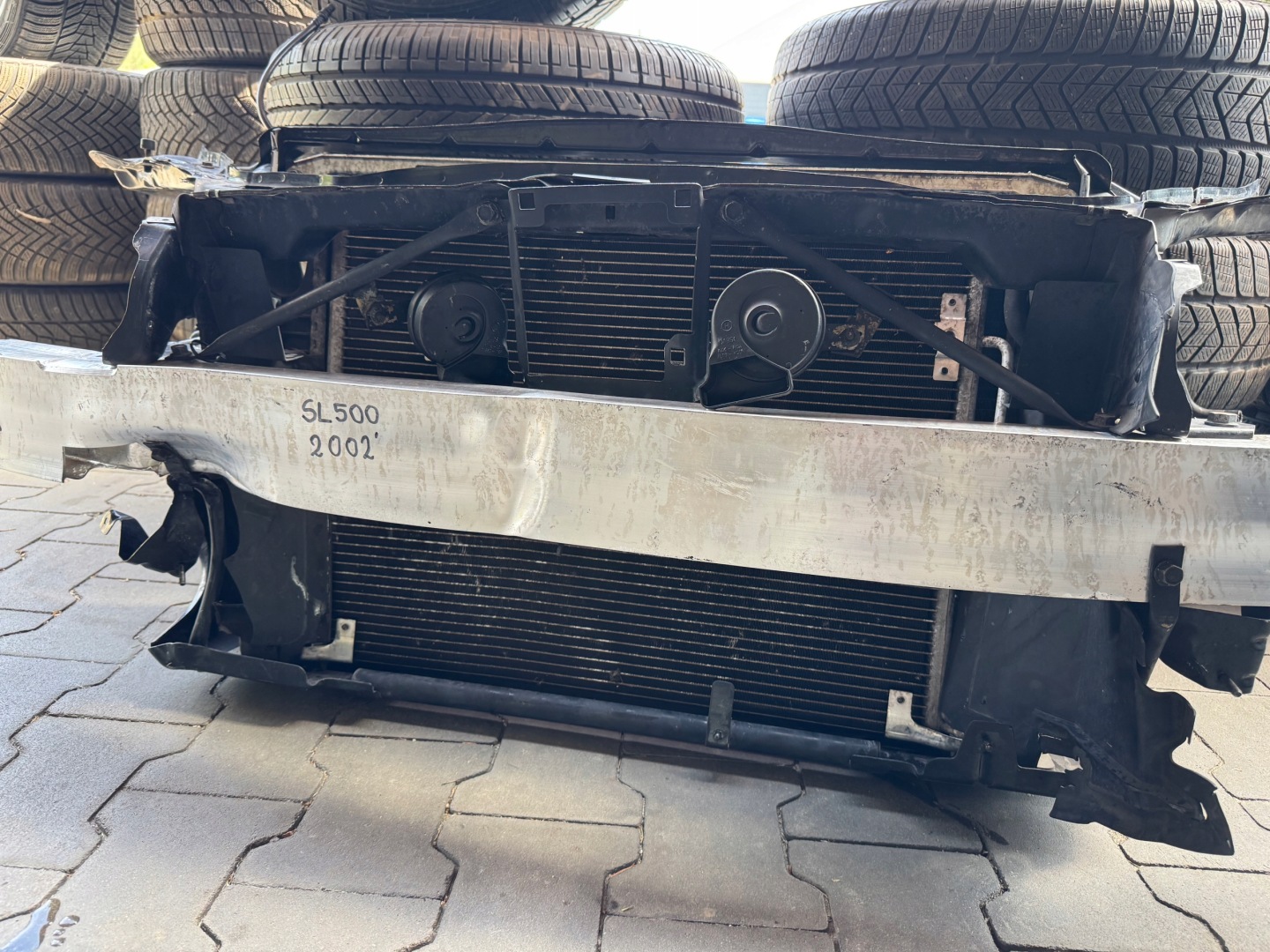 front body wall front sider radiator MERCEDES SL 500 R230