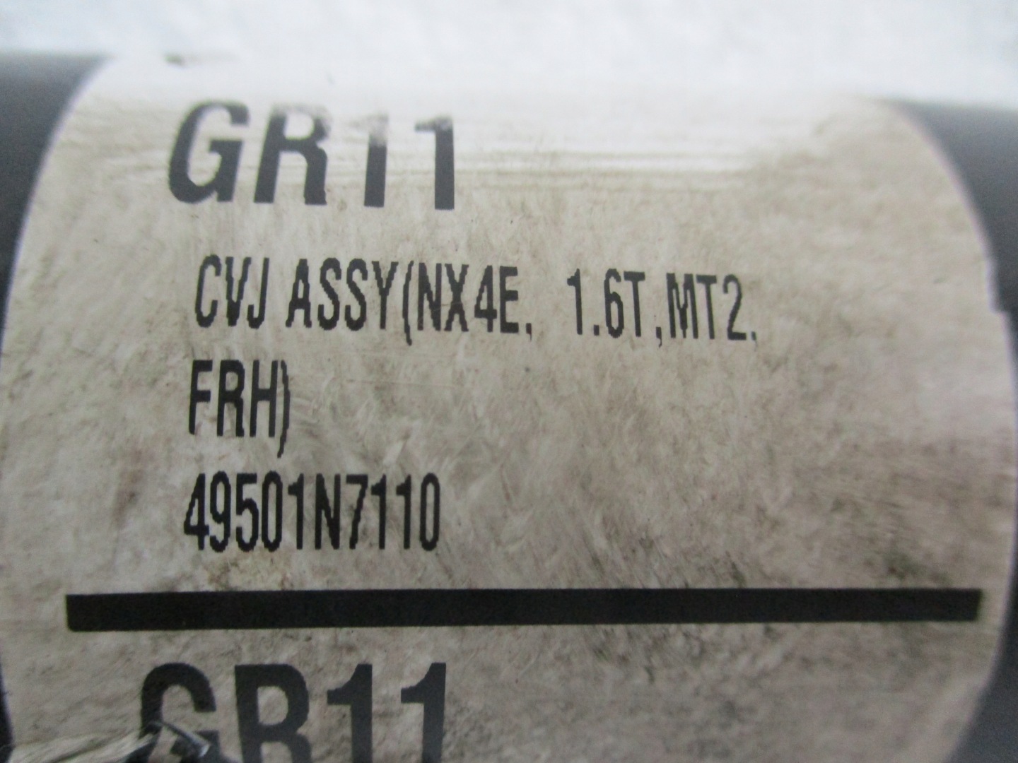 semi-axis right front front KIA SPORTAGE V 49501-N7110