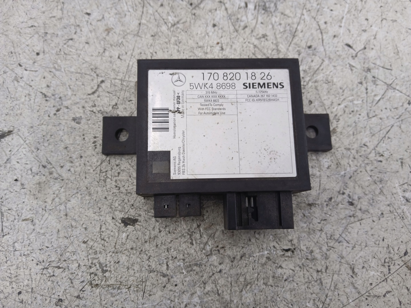 MERCEDES R170 modul IMMOBILIZERA 1708201826