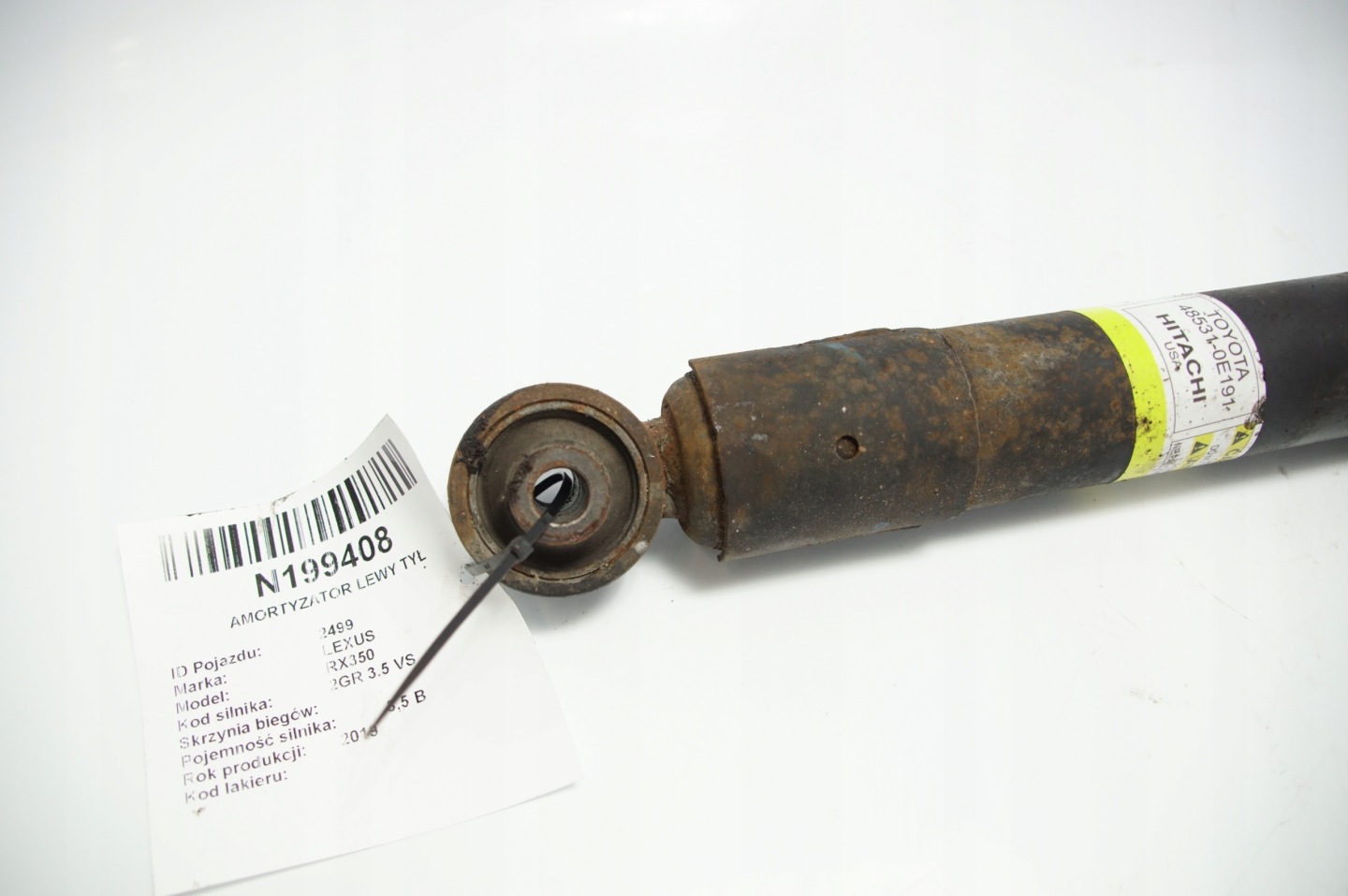 shock absorber left rear part 48531-0E191 LEXUS RX350