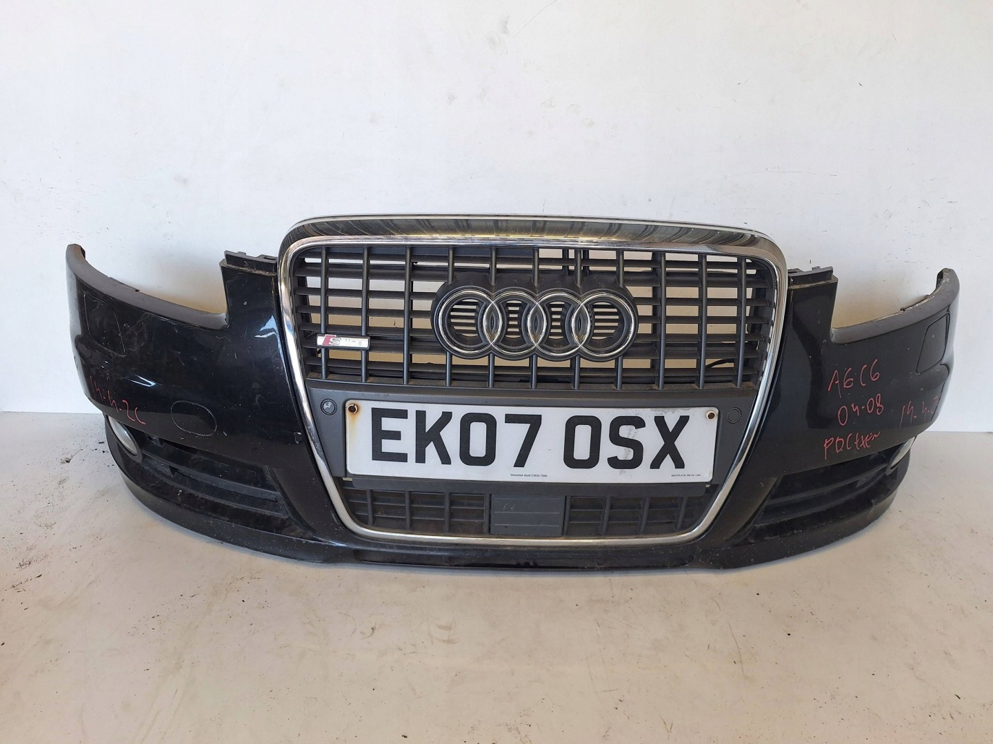 AUDI A6 C6 4F S-LINE 04-08 bumper + XENON + RADAR 4F0807437AD
