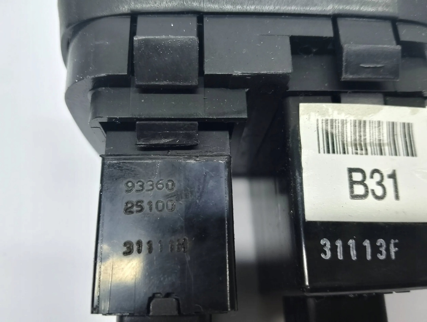Panel control heights of the lights wiper control Hyundai Accent 93