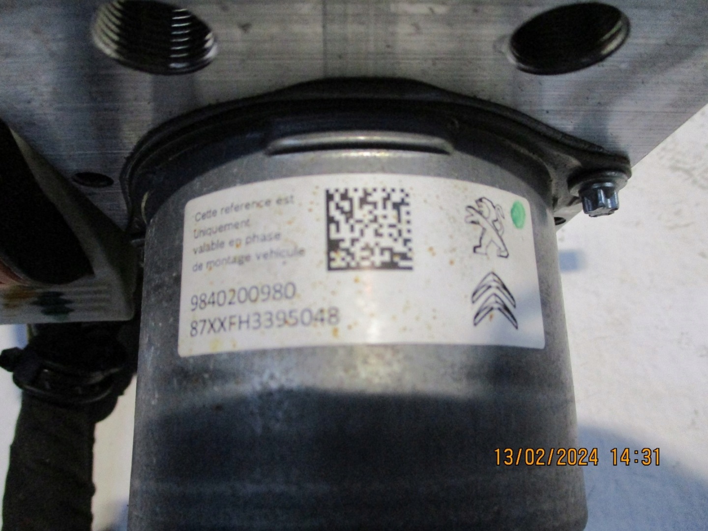 Pompa ABS PEUGEOT CITROEN 9840200980 9835100780