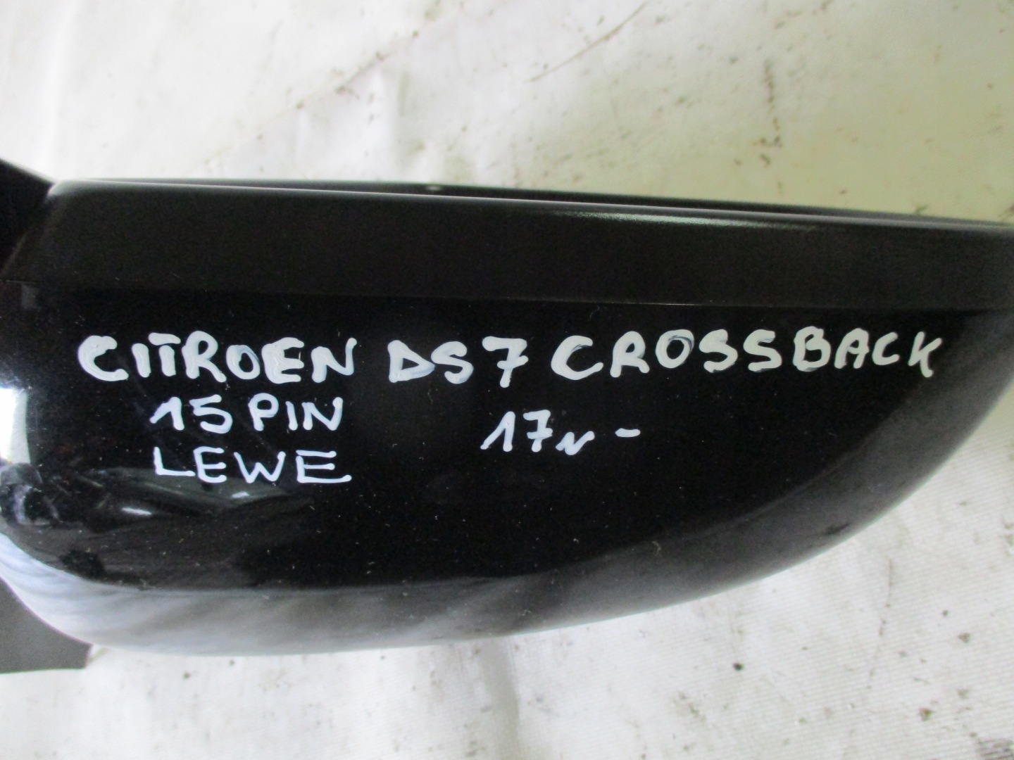 mirror left Citroen DS7 Crossback 17r- 15 PIN