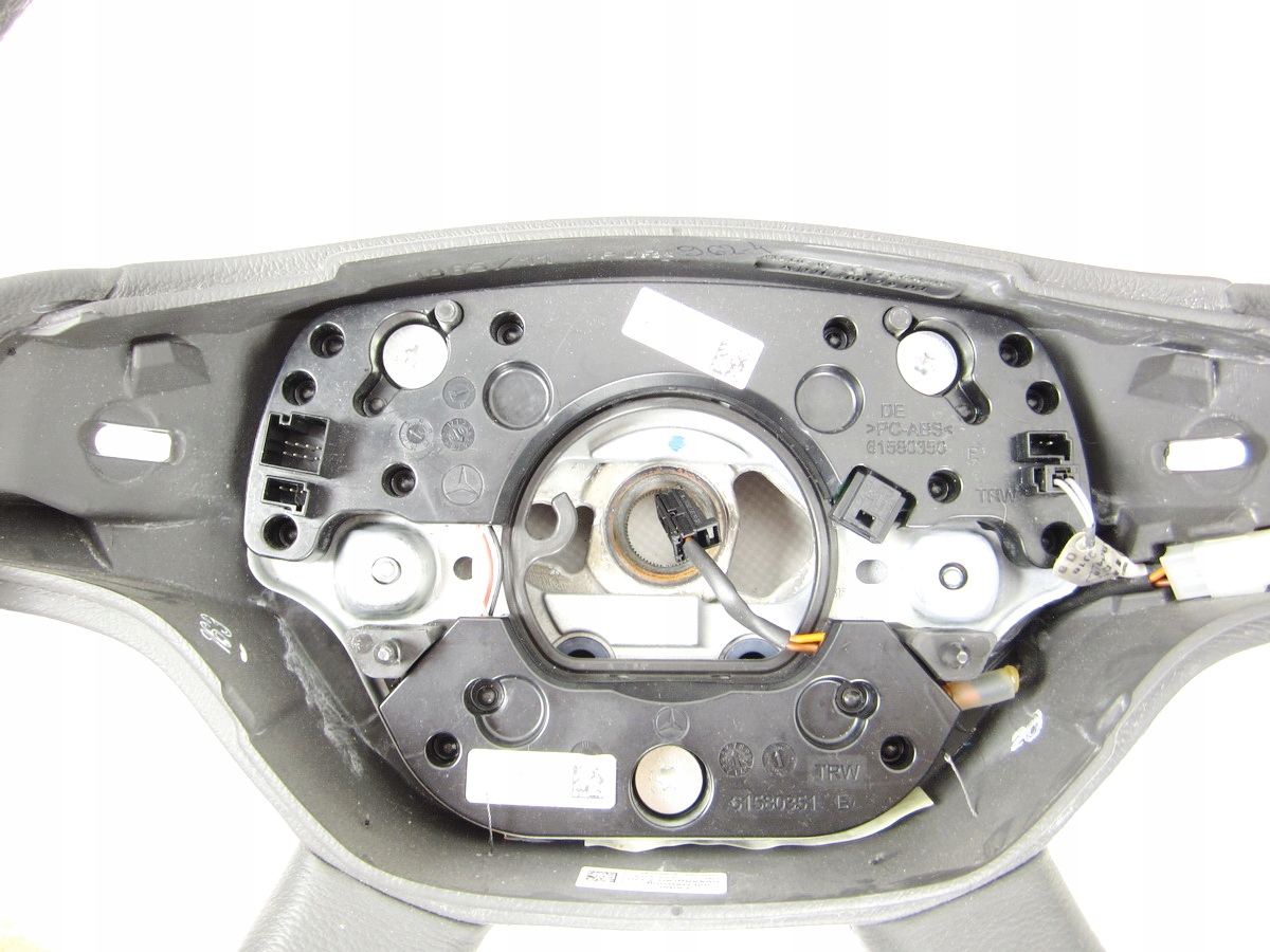 steering wheel, heated heated Mercedes W221 grey