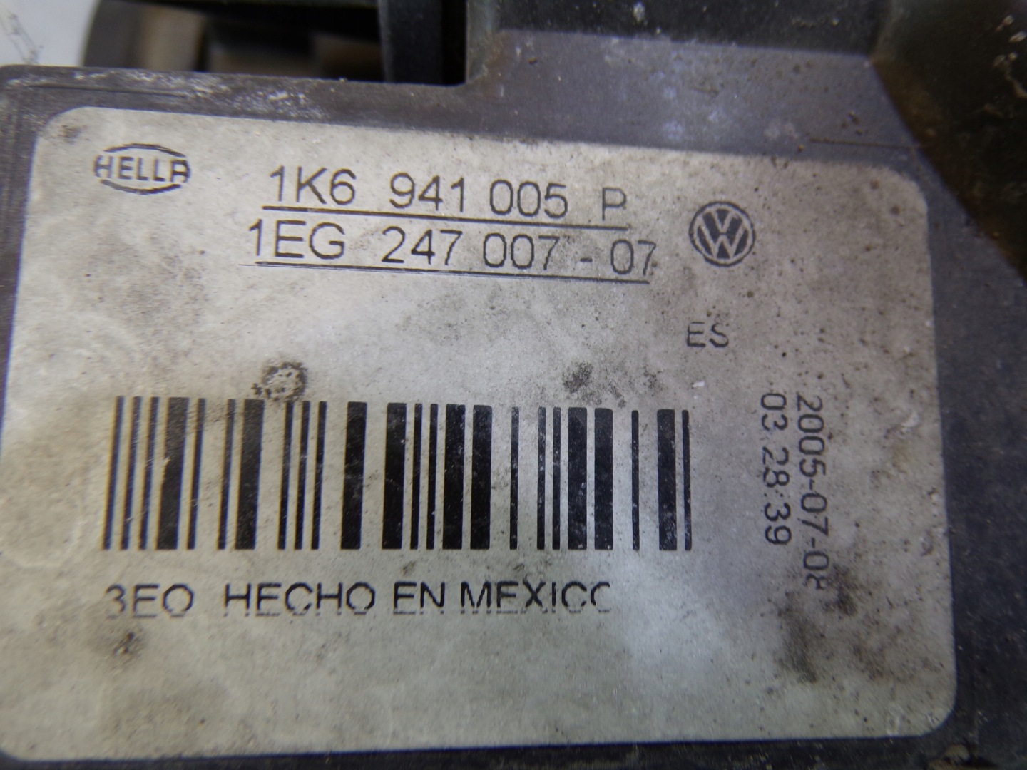 light front front left VOLKSWAGEN JETTA 5 V
